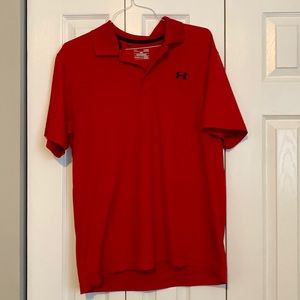 Red UnderArmour Polo